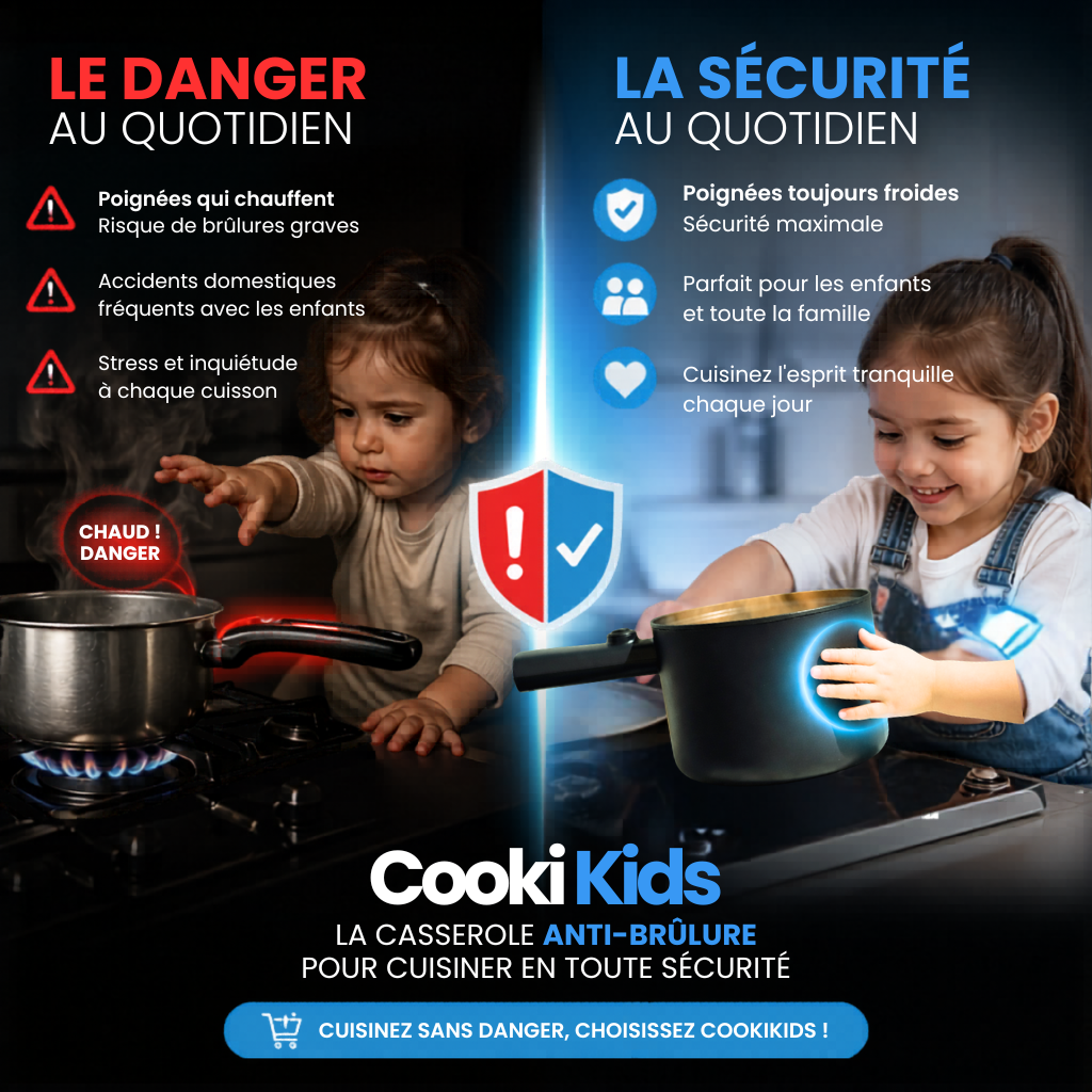 CookiKids™️ - La Casserole Anti-brûlure