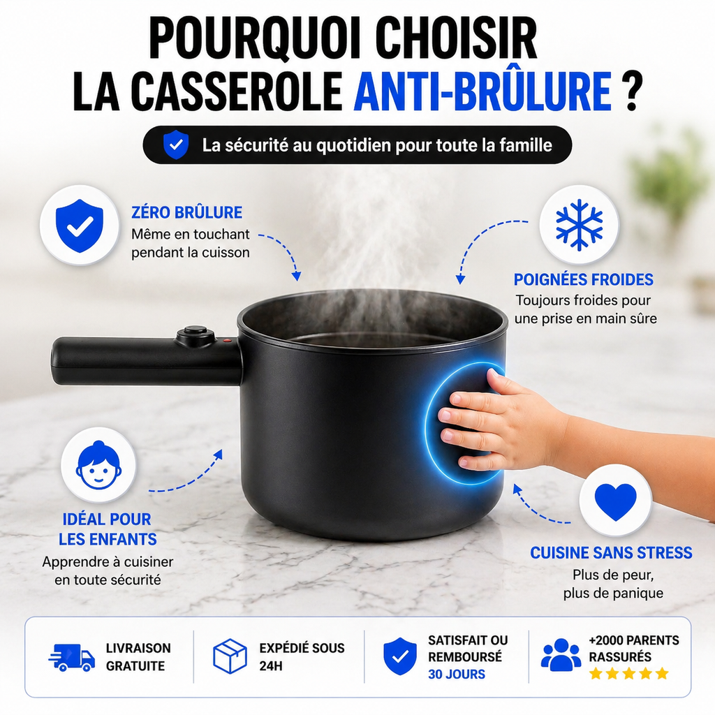 CookiKids™️ - La Casserole Anti-brûlure